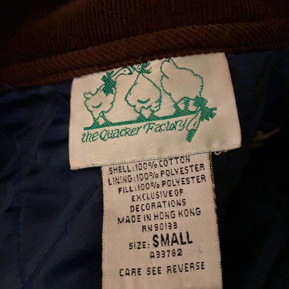 The Quacker Factory Quilted Corduroy Scarecrow FALL Embroidered Jacket - Picture 6 of 6